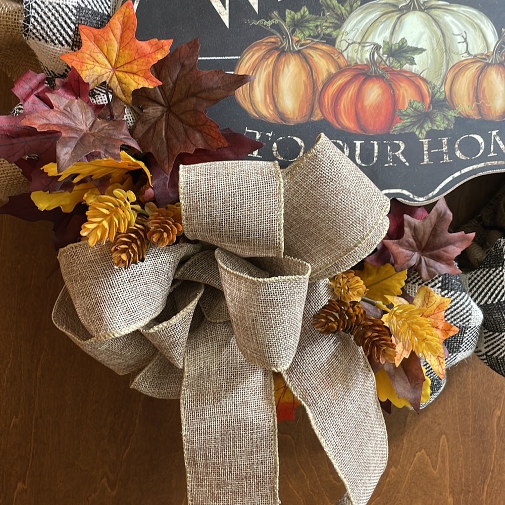 * Fall Wreath - Picture 2 of 5